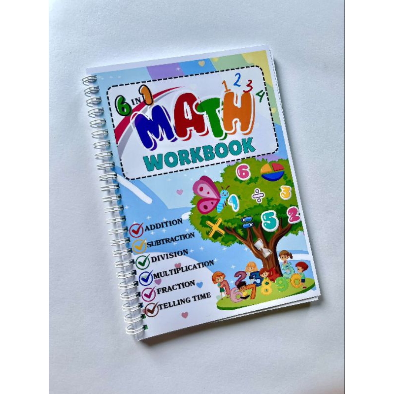 MATH ACTIVITY BOOK 6in1 Kinder to Grade 4 | Shopee Philippines