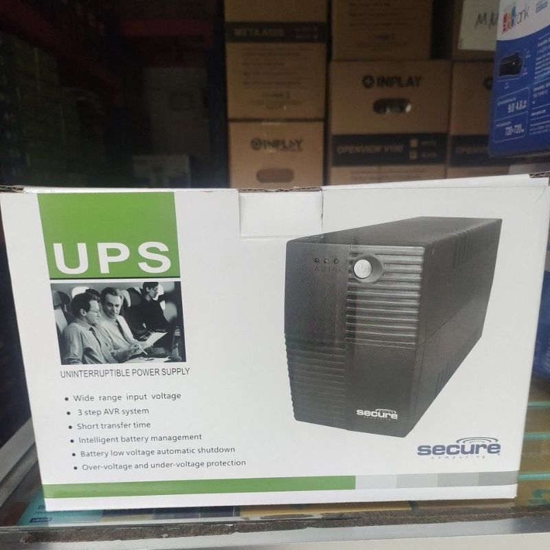 SECURE UPS 650VA BLACK | Shopee Philippines