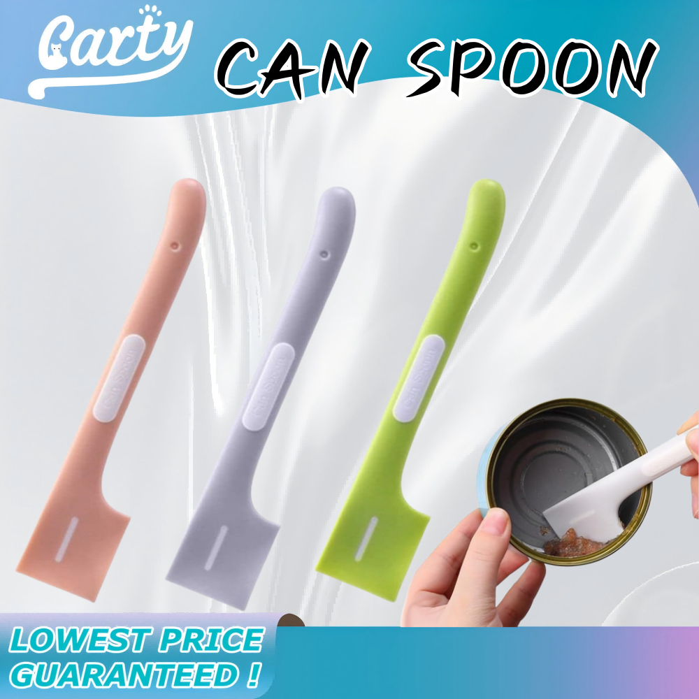CARTY Cat Canned Food Dog Canned Food Scoop Long Handle Spoon Stir Cat ...