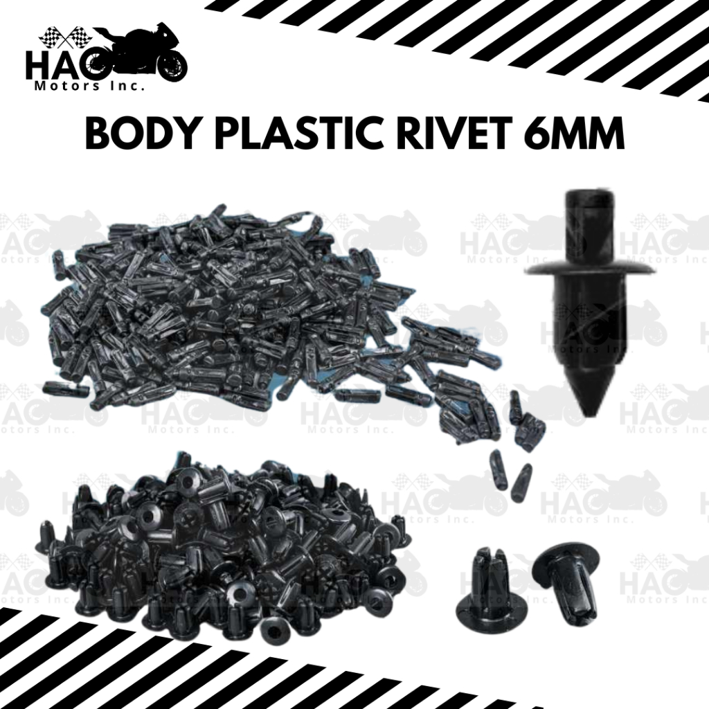 BODY RIVET 6MM YAMAHA/ NMAX UNIVERSAL PLASTIC Motor Parts | Shopee ...