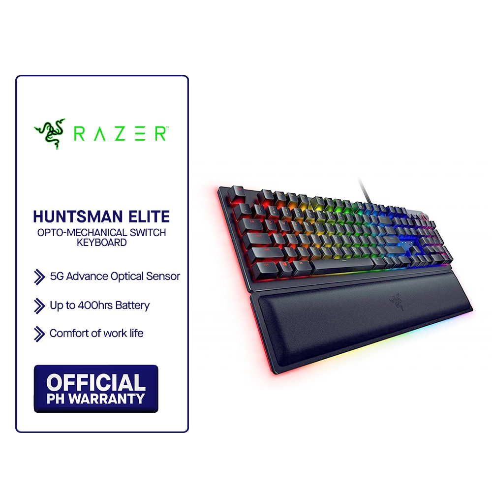 Razer Huntsman Elite - Opto-Mechanical Switch Keyboard Optical Switch ...
