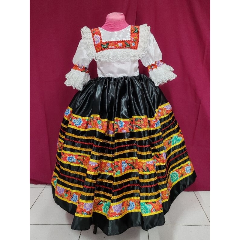 COLOMBIA COSTUME WITH FLOWER CROWN - UNITED NATION ATTIRE | Shopee ...