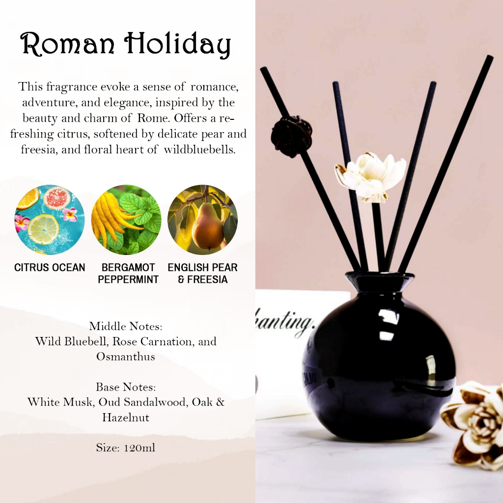 120ML Solar Flower Reed Diffuser Traditional Home Fragrance ...