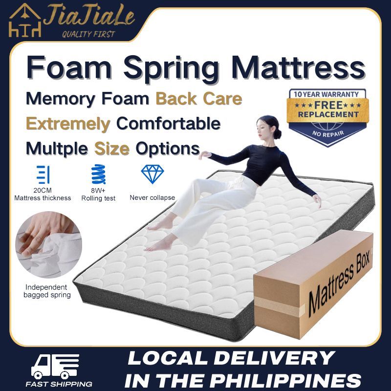 7.9 Inch Foam Spring Mattress Memory Foam Mattress Back Care Mattress