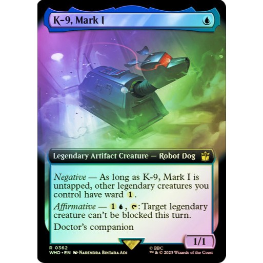 K-9, Mark I (Extended Art) (Surge Foil) [Doctor Who] main image 0