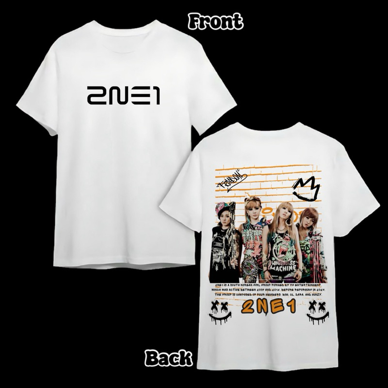 QLTY.|2NE1 Inspired White Roundneck Tshirt (DRIFIT) | Shopee Philippines