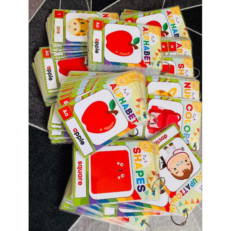 Flash Cards / Laminated Flash Cards for kids | Shopee Philippines