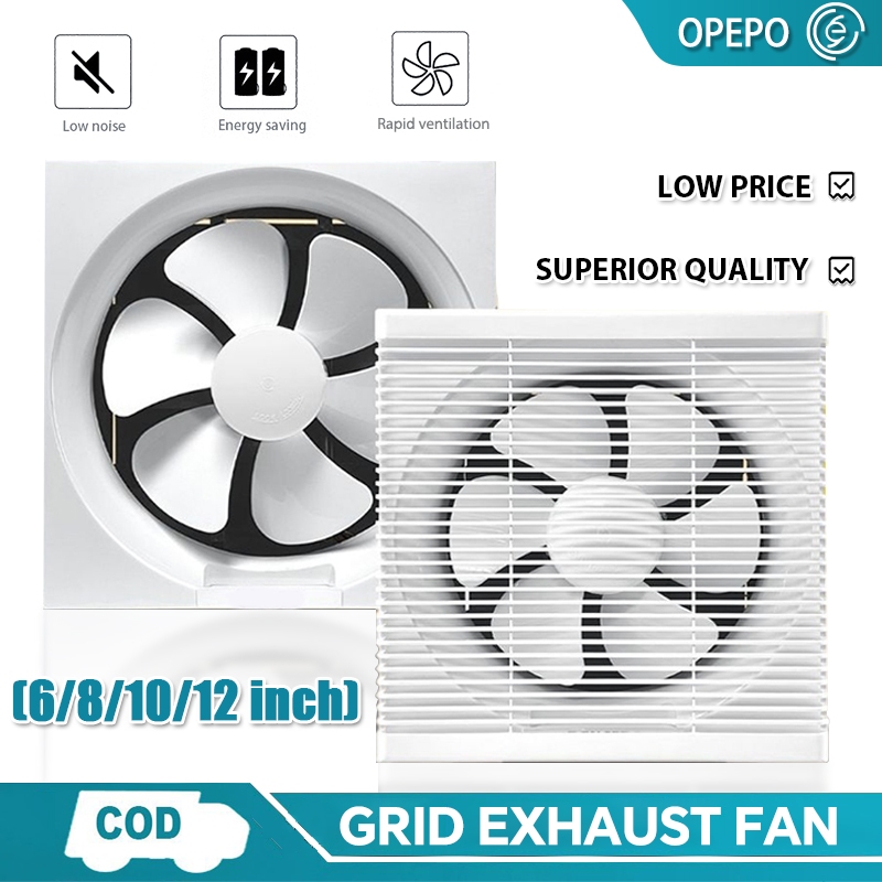 Wall Mounted/Ceiling Mounted Exhaust Fan 6"8"10"12" Inch Ventilation ...