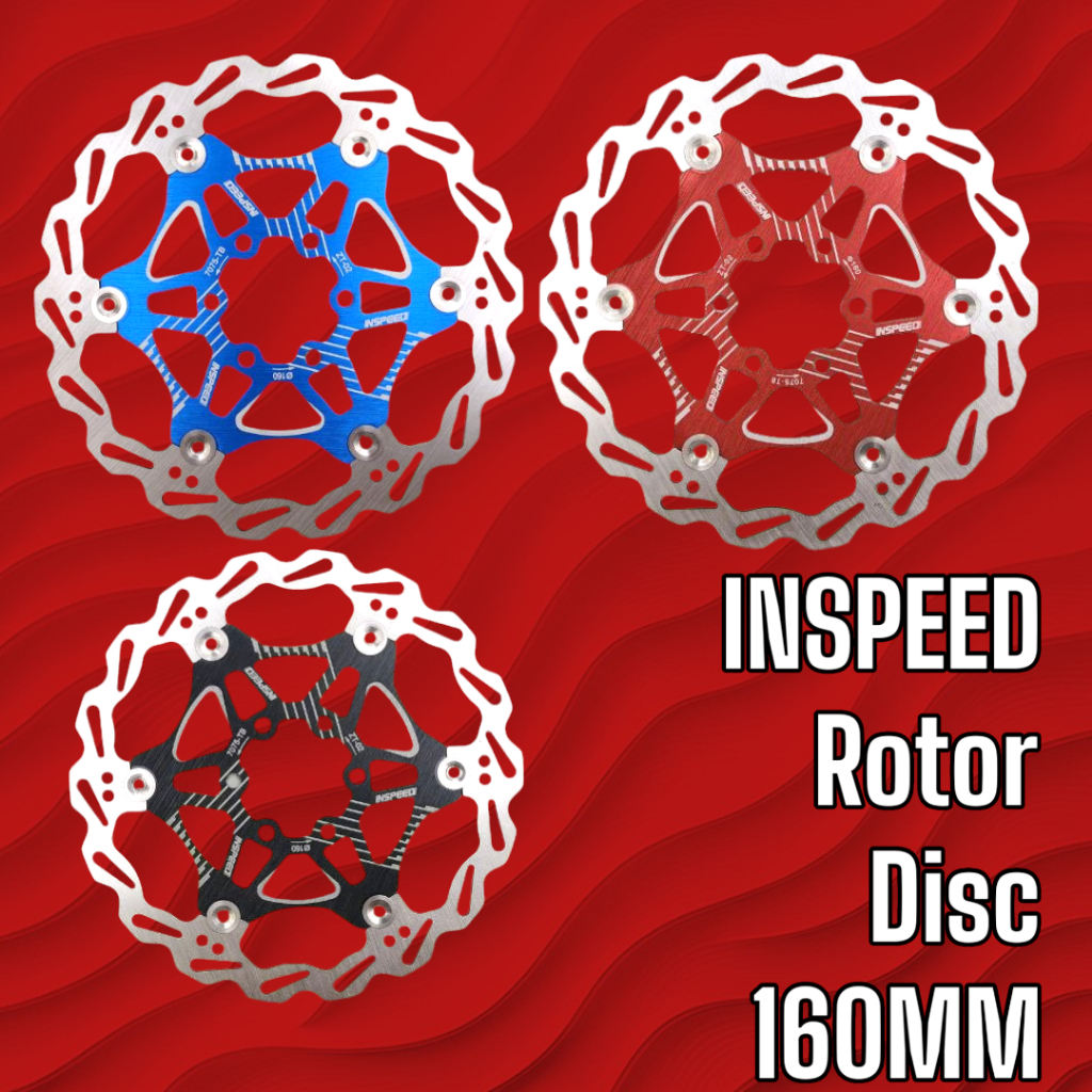 INSPEED Rotor Disc 160mm Floating Rotor Stainless Steel Light Disc ...