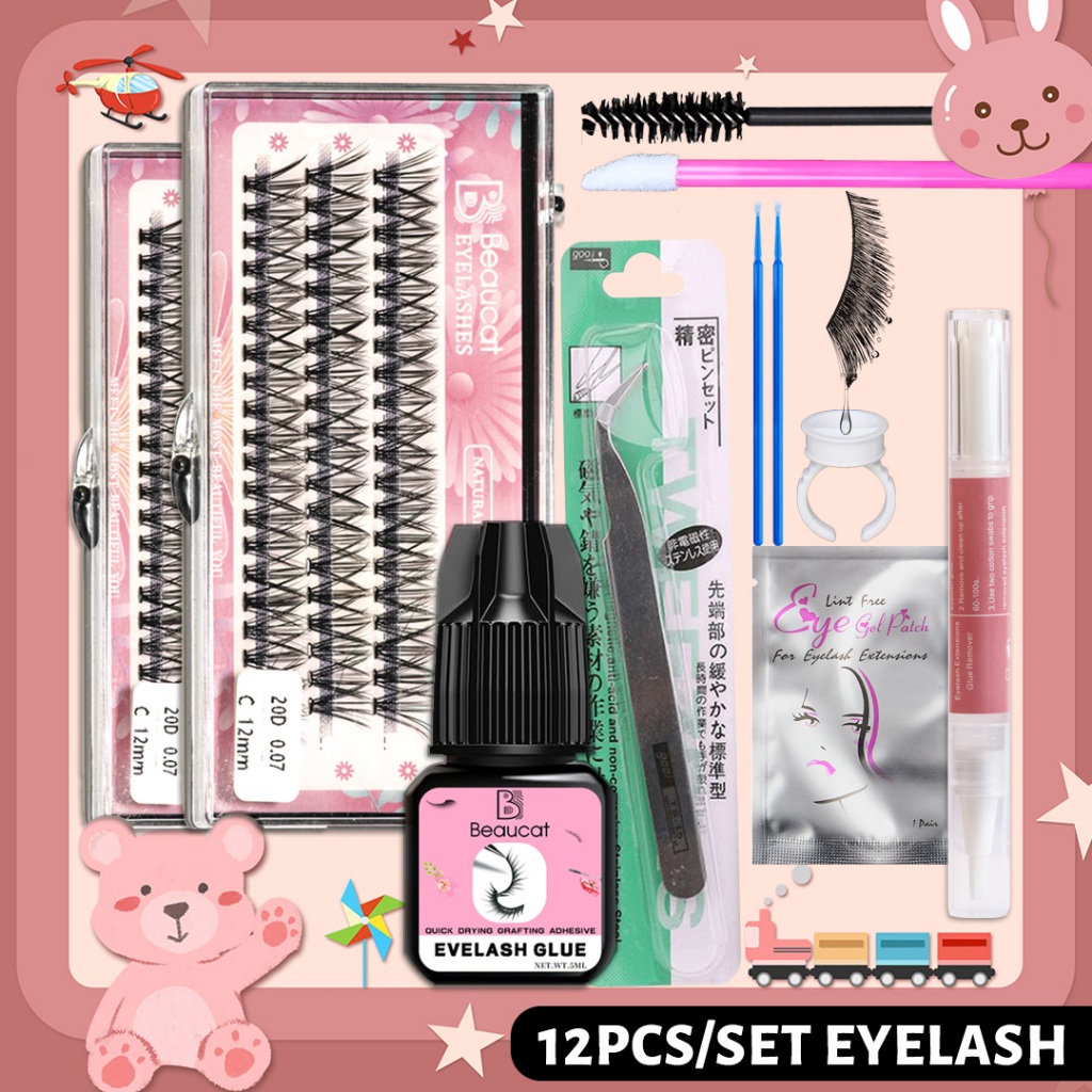 Shop diy eyelash extension set for Sale on Shopee Philippines