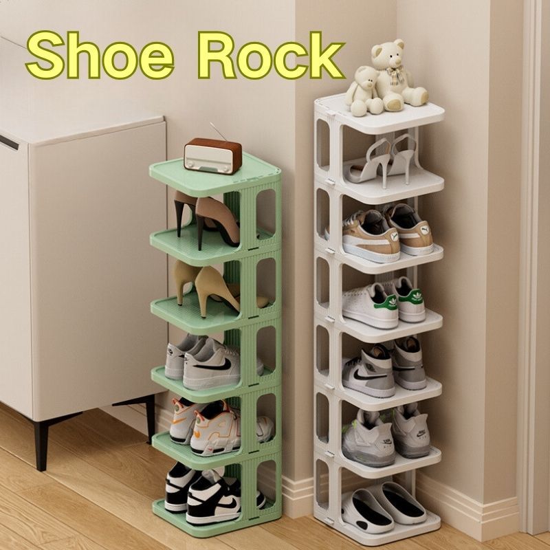 Stackable Shoe Rack Spliceable Shoe Cabinet Space Saving For Dormitory ...