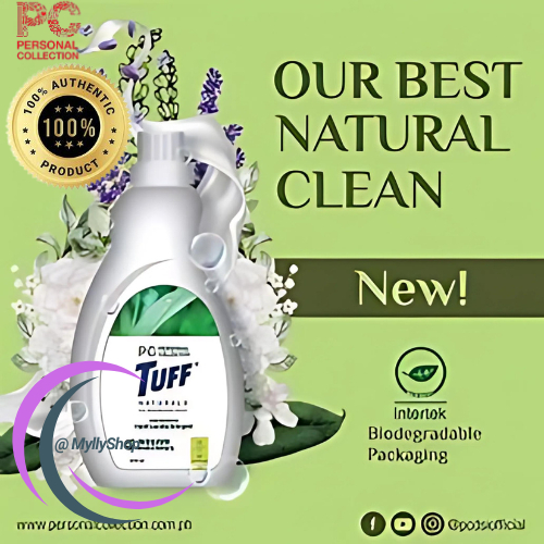 TUFF NATURALS LIQUID LAUNDRY DETERGENT PERSONAL COLLECTION HOME LAUNDRY