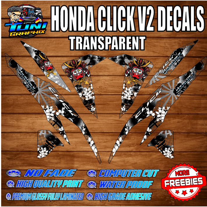 Honda Click V2 Daruma Indo Concept Decal Sticker | Shopee Philippines
