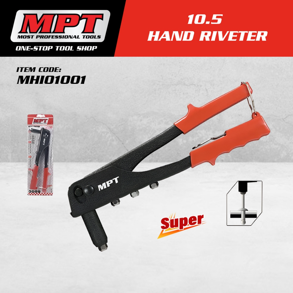 MPT Hand Riveter Black | Shopee Philippines