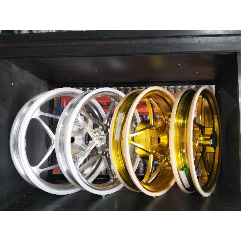 BOM X BOM RANGSIT MAGS FOR NMAX V2 RIM 14 BLACK, GOLD, GREEN | Shopee ...