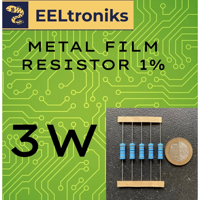 3W RESISTOR 5PCS 22/47/100/470/3.3k/4.7k/220k/100k/1k/10k/22k Ohms