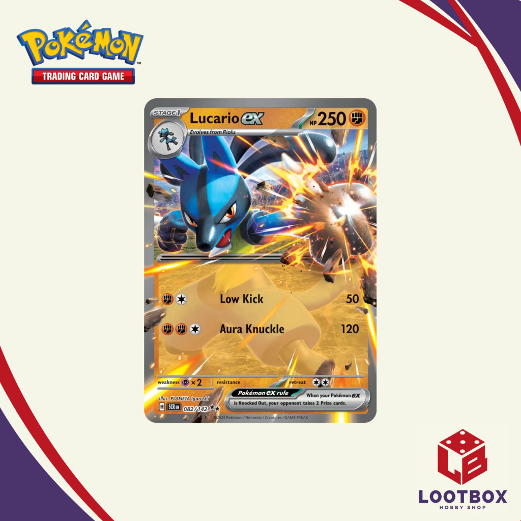 Pokemon Card Game: Lucario ex (Double Rare) - Stellar Crown | Shopee  Philippines