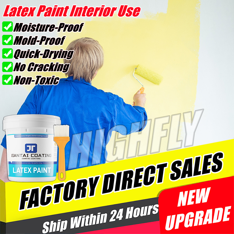 【1KG】MoldResistant Latex Paints Coating, DIY, FormaldehydeFree, Eco