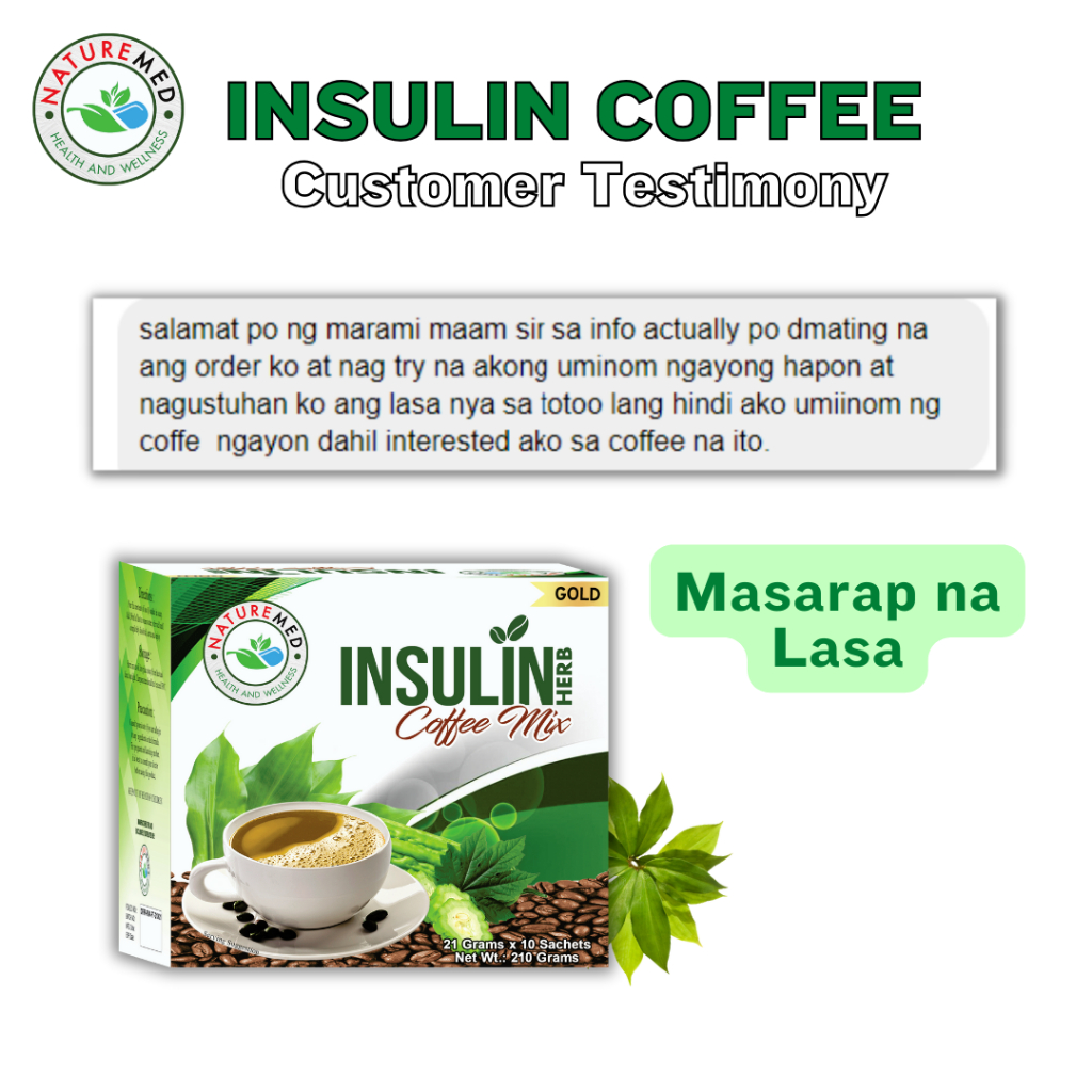 10 Boxes NatureMed INSULIN COFFEE (Anti-Diabetes/Less Cholesterol -10 ...