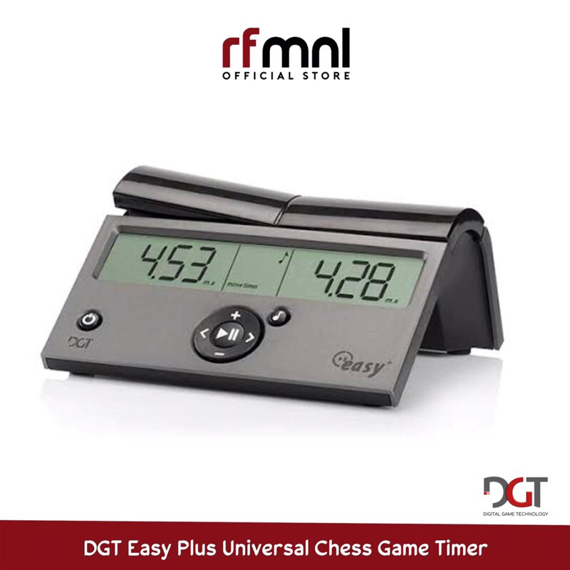 DGT 1001 Timer Universale Per Giochi Da Tavolo - Display A Cristalli Liquidi, Conteggio Alla Rovescia E Progressivo - Bianco, Facile Da Usare Per Scuola, Club E Casa - 3