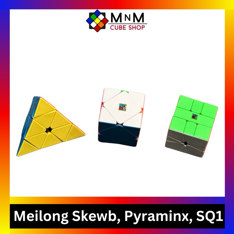 Meilong Bundle Puzzle - Pyraminx , Square-1, Skewb | Shopee Philippines