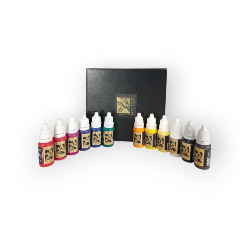 Arcus Professional Colours High-Pigment Acrylic Paints - 1 Set/12colors ...