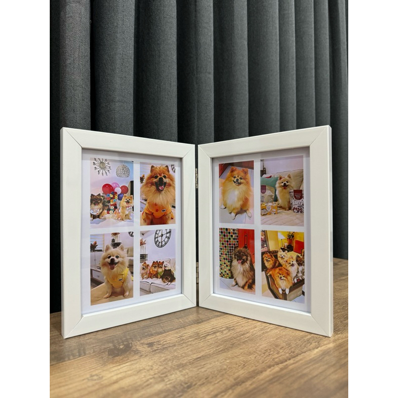 Customized Pet Book-Style Frames with Oil Painting Effects | Shopee ...