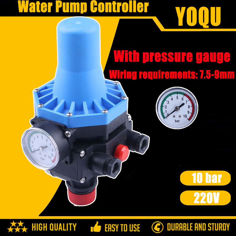 YOQU 220V Automatic Water Pump Control Pressure Controller Electronic