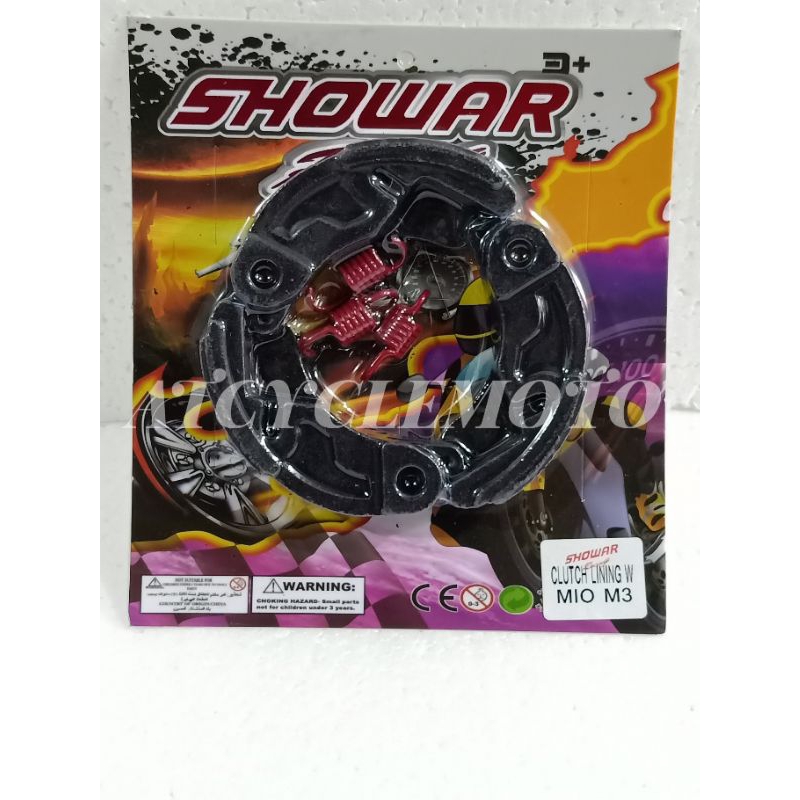 SHOWAR CLUTCH LINING WITH SPRING STOCK FOR MIO I 125/ MIO SOUL I 125 ...