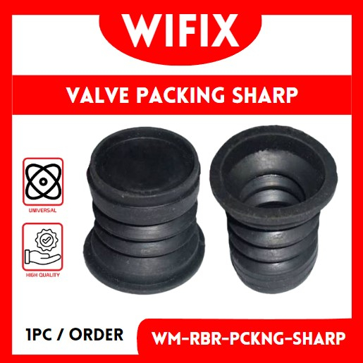 Rubber Drain Valve / Valve Packing Sharp for Washing Machine Parts