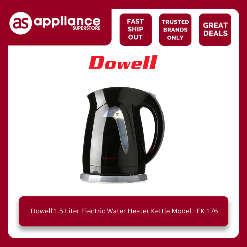 Dowell 1.7 Liter Electric Water Heater Kettle EK176 Shopee Philippines