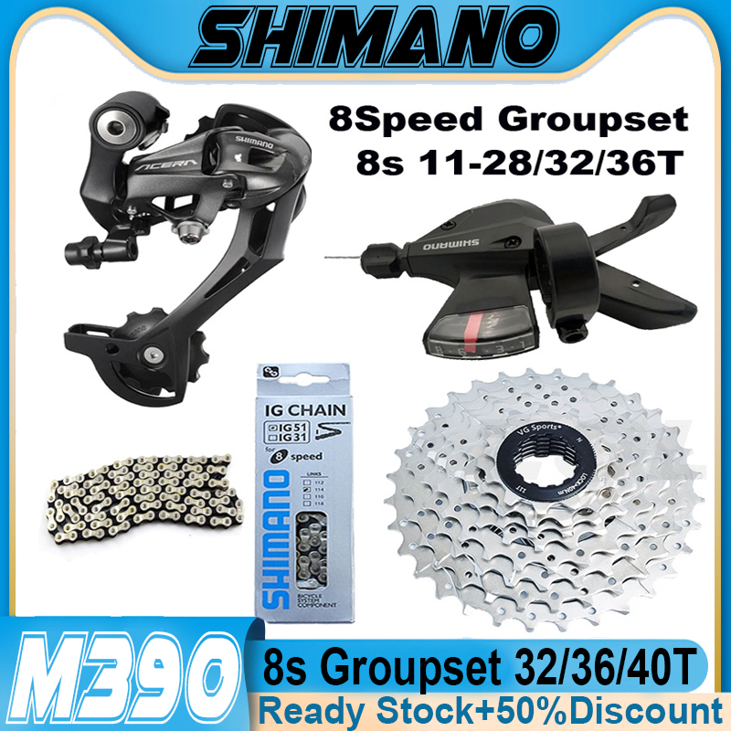 Shimano Acera M310 8 Speed Groupset VG Cassette 32T 36 40T Shimano 8speed Rd Shifter Chain 8s Shopee Philippines