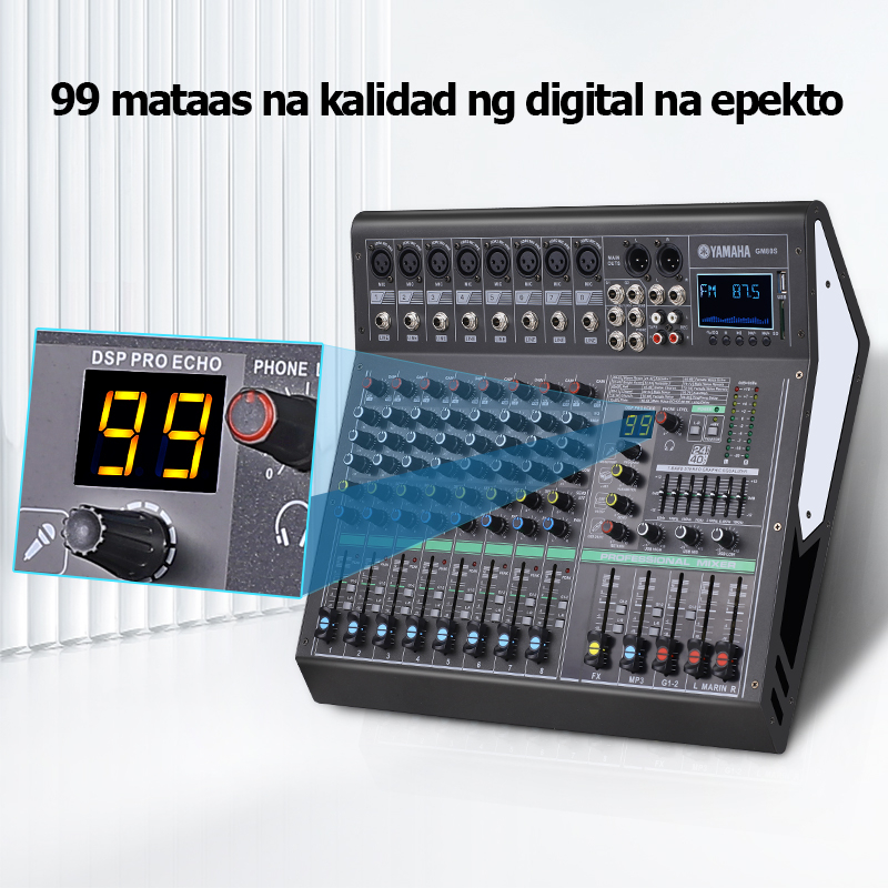 GM80S/120S,audio mixer,karaoke mixer,6/8/12 channel mixer with