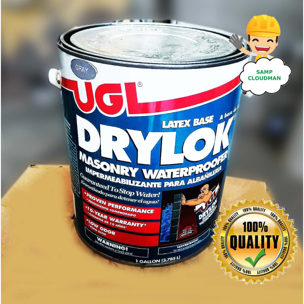 Drylok Masonry Waterproofer UGL1 Gray Gallon Latex Based Low Odor