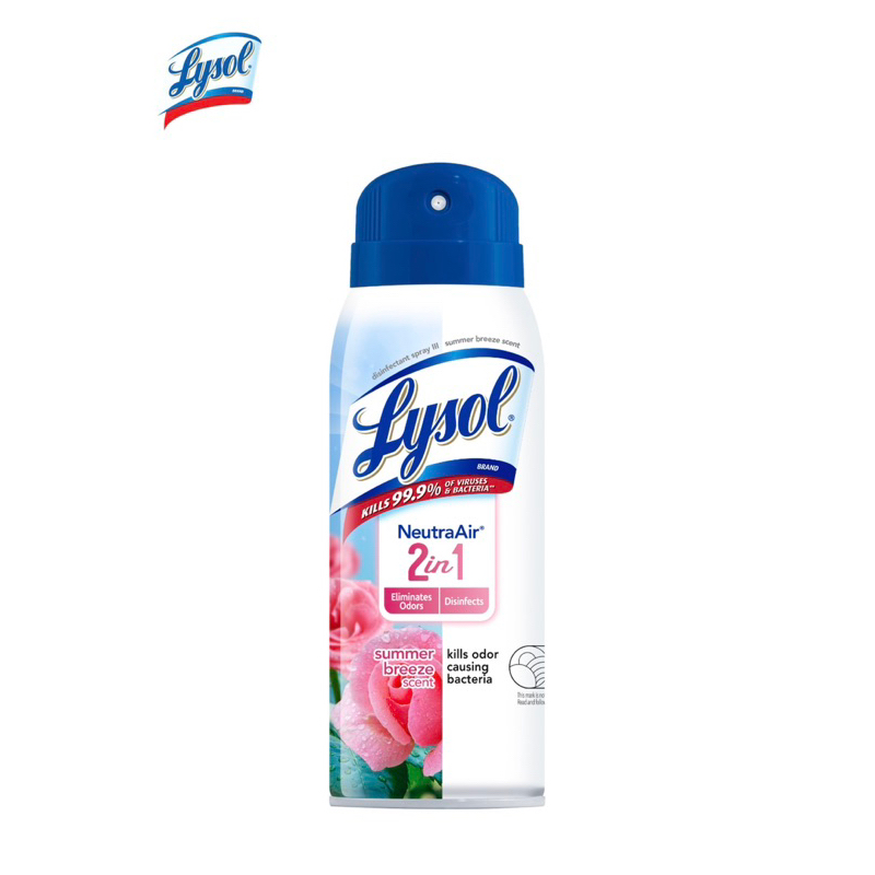 Lysol Neutra Air Disinfectant Spray Summer Breeze G Shopee Philippines