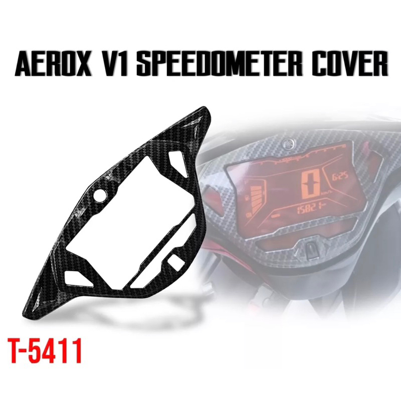 GAUGE COVER FOR AEROX 155 V1 SPEEDOMETER GAUGE PANEL COVER CARBON FIBER
