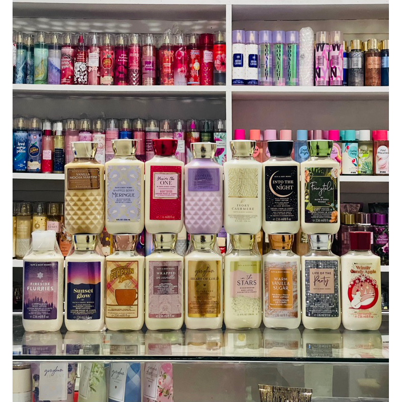 Bath and Body Works LOTION CINNAMON DONUT SWIRL DAHLIA MARSHMALLOW