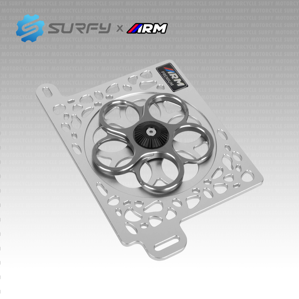 ARM Radiator Cover Windmill Full CNC 2-Color Spinner Design For Nmax v1 ...