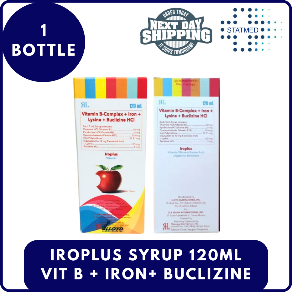 Appeczin Plus / Iroplus Vitamin + iron + Lysine + Buclizine
