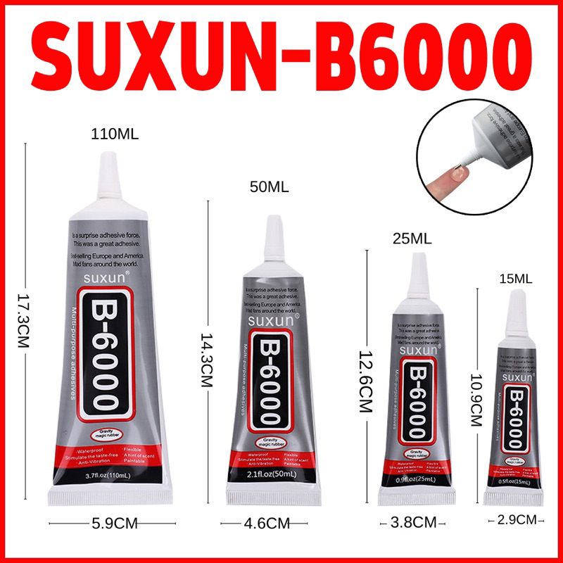 B-6000 multi-Purpose Adhesive Clear