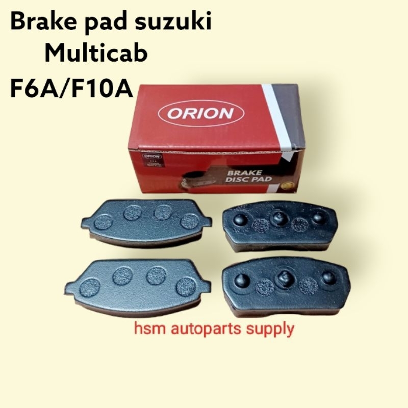 Brake Disc pad suzuki multicab f6a/f10a (A-305)55210-85500 | Shopee ...