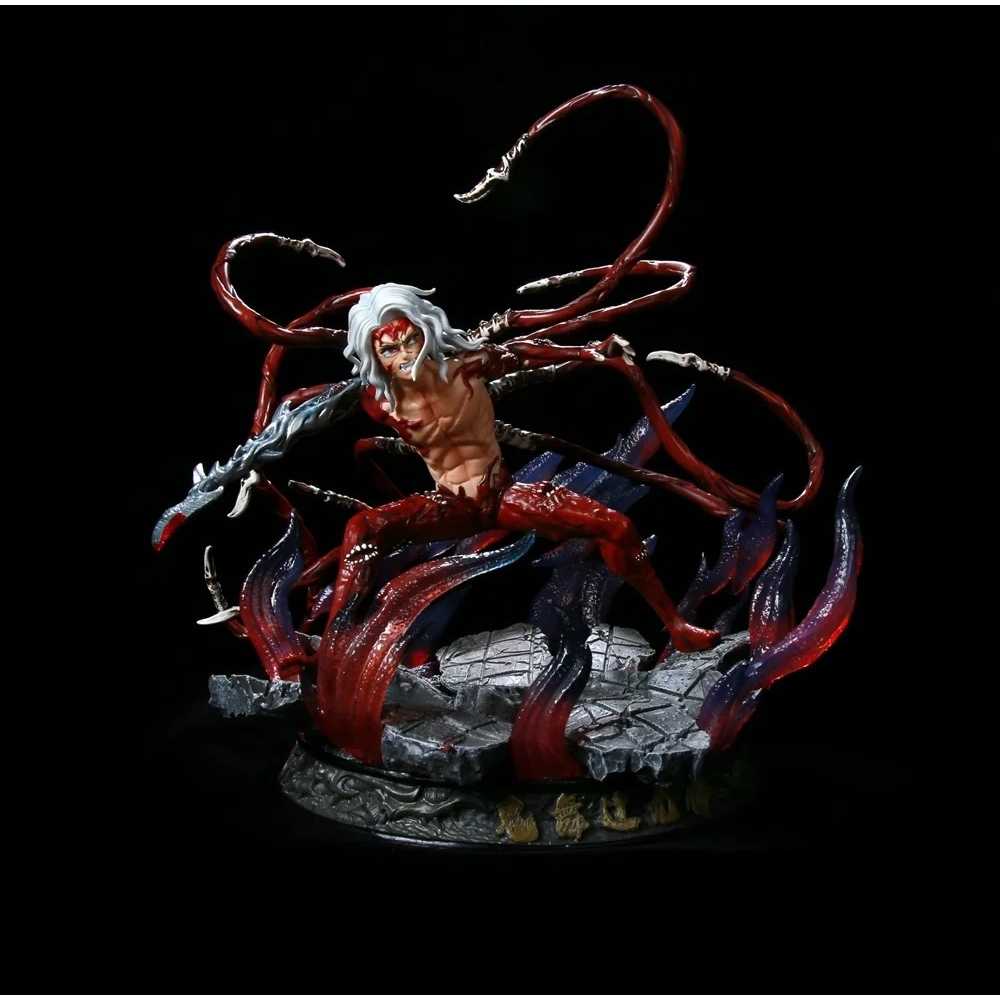 Little akiba Anime demon slayer Kibutsuji Muzan figure model toy with ...