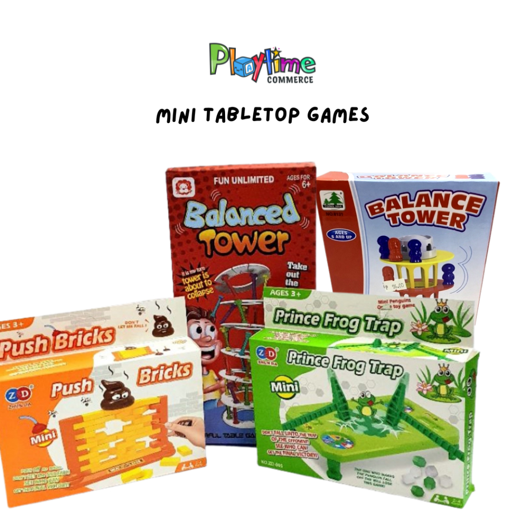 Novelty Board Games Tabletop Family Game Balance Tower Push Bricks ...