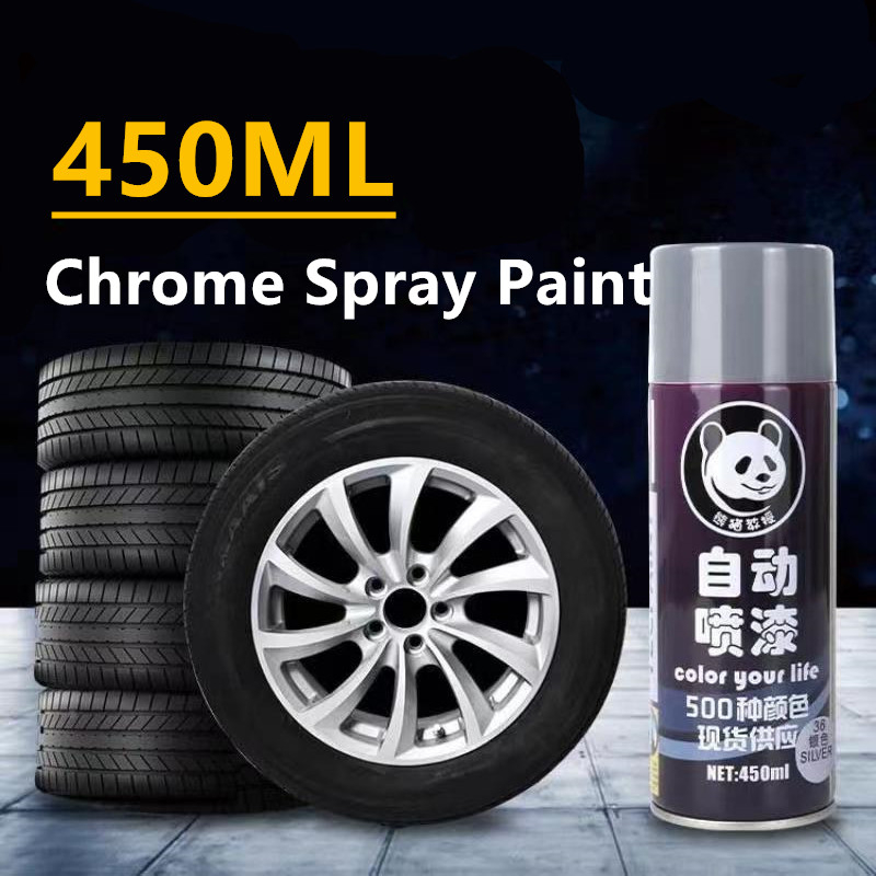 450ML Automatic Chrome Spray Paint For Metal and Motorcycle Rust ...