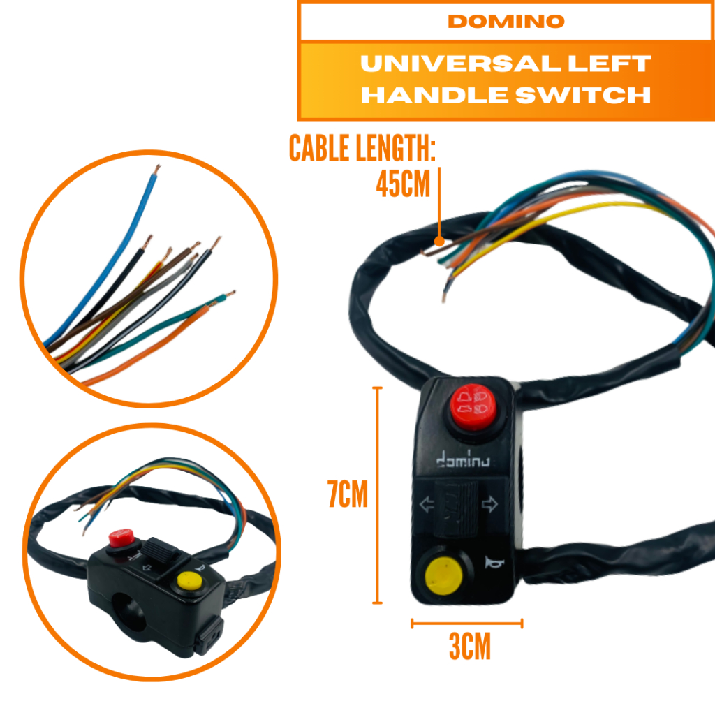 MOTORCYCLE GENUINE PARTS UNIVERSAL HANDLE SWITCH LEFT SIDE | Shopee ...