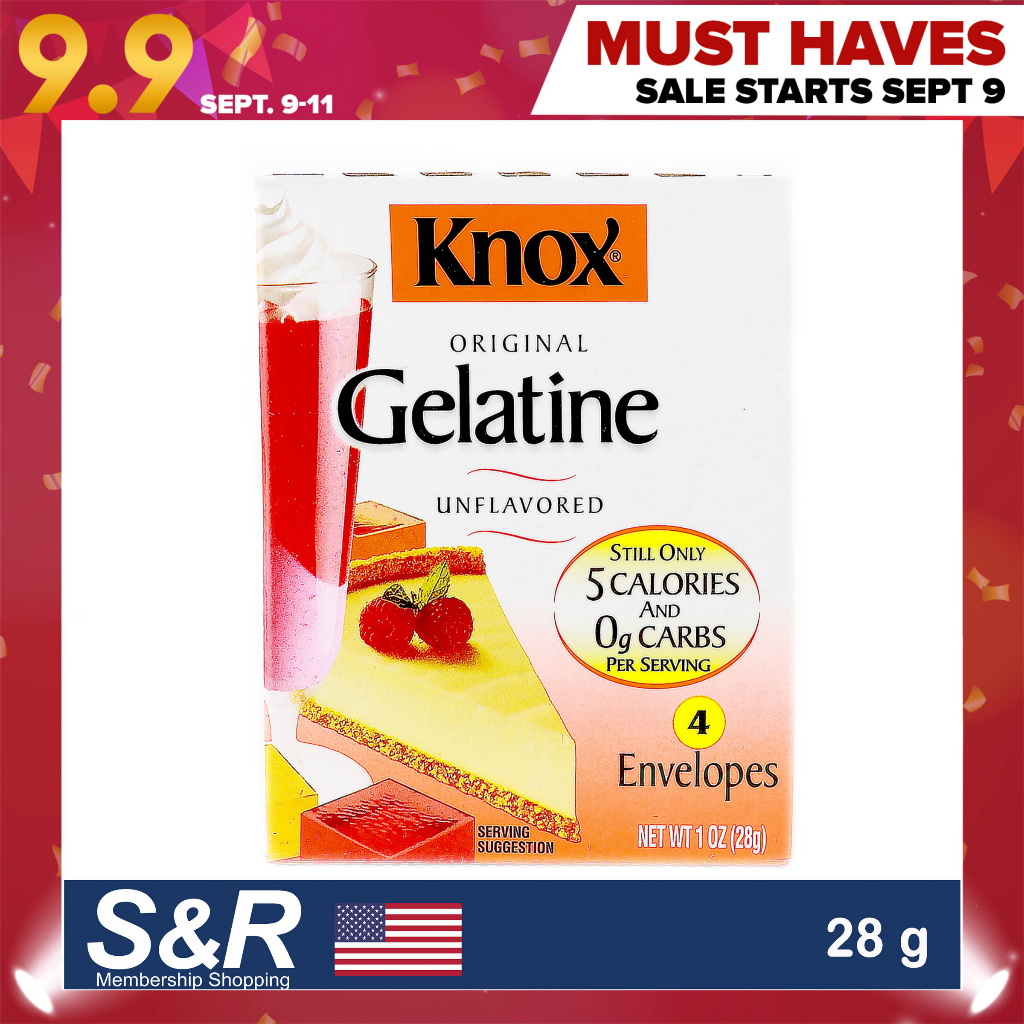 Knox Original Unflavored Gelatine 28g Shopee Philippines