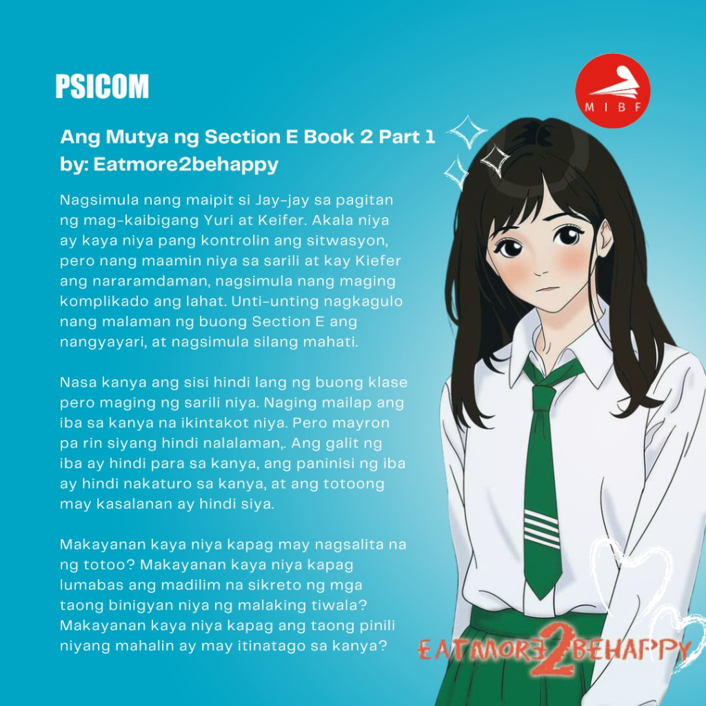 Ang mutya ng section e book 2 part 1 by eatmore2behappy shopee