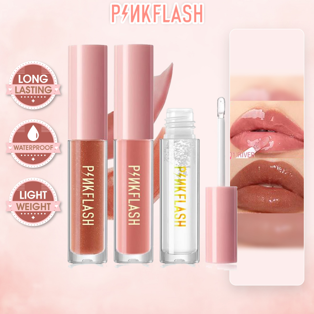 PINKFLASH OhMyGloss lipstick Moisturizing High Shine & Shimmer Glossy ...