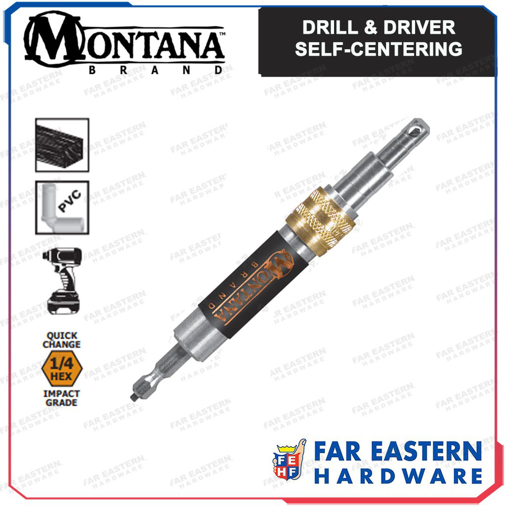 MONTANA Self Centering Drill Bit & Driver 1/4" Shopee Philippines