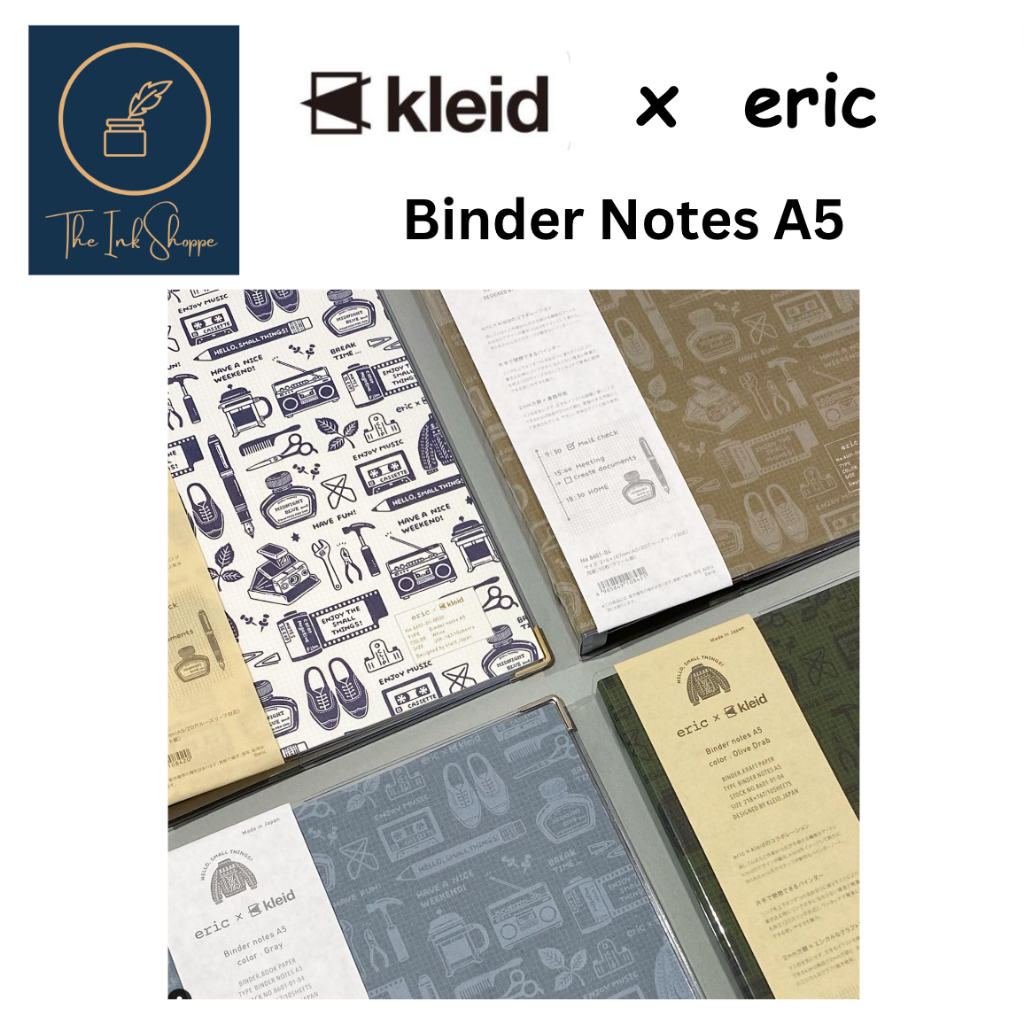 Kleid x Eric Binder Notebook A5; Loose Leaf Diary | Shopee Philippines